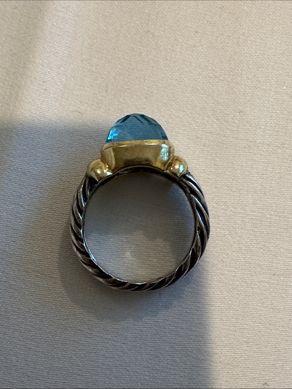 David Yurman Aquamarine Ring, 6